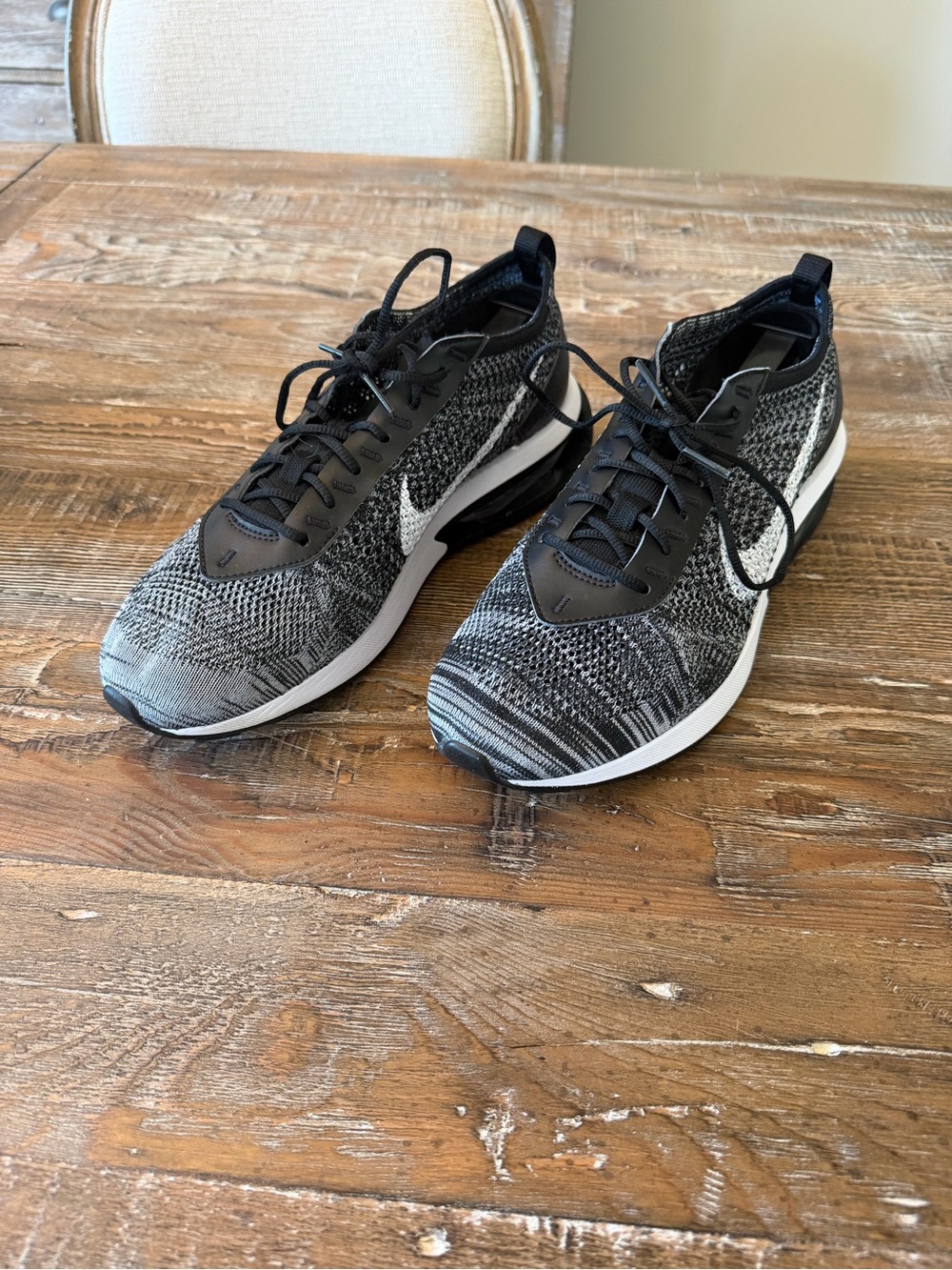 Nike Air Max Flyknit Racer Black White Men’s DJ6106-001